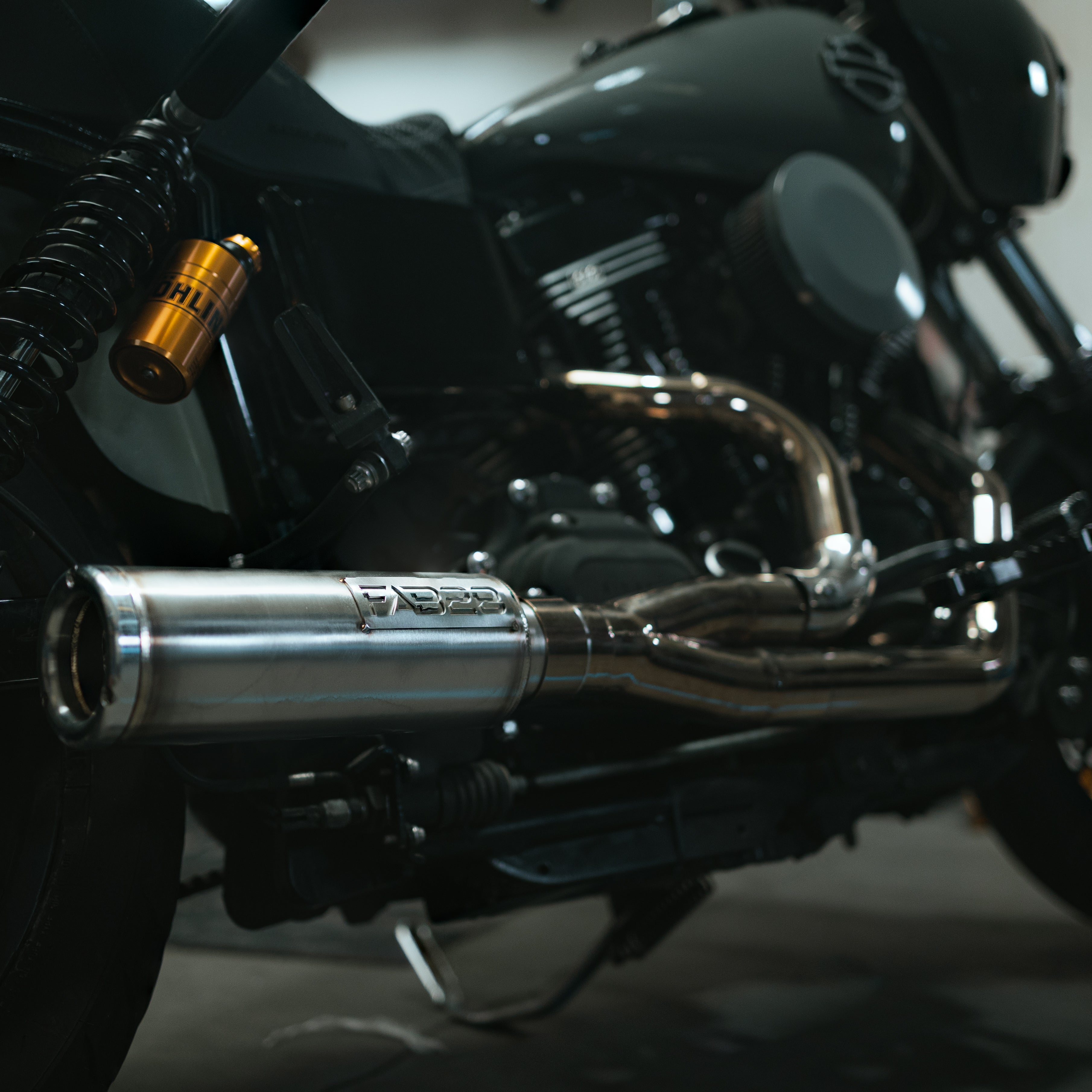 Fab28 Industries Harley Davidson Dyna Aftermarket Exhaust System FAB28 Industries
